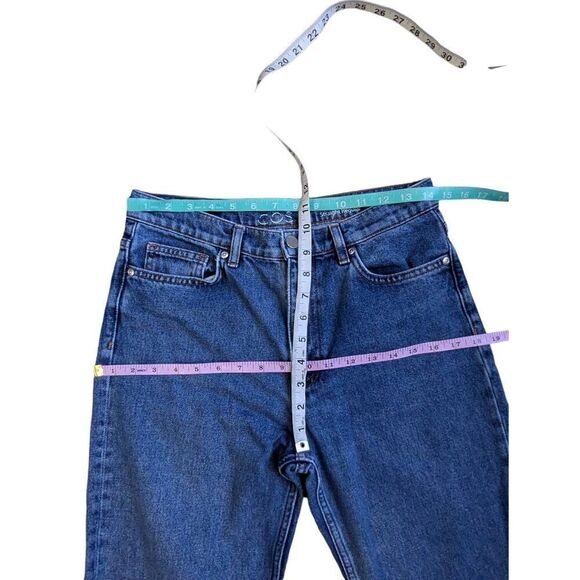 COS straight regular mid rise ankle jeans 28 - Picture 3 of 7